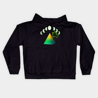 Oasis in the Rainbow Desert Kids Hoodie